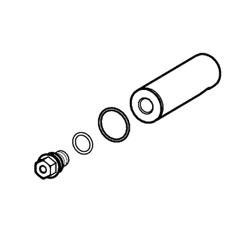 Hansa Brausearm ohne Kopfbrause HANSADESIGNO chrom 59913722