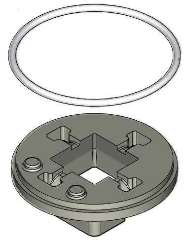 Viessmann Brennkammer-Unterstein Vitoligno 300 7838731