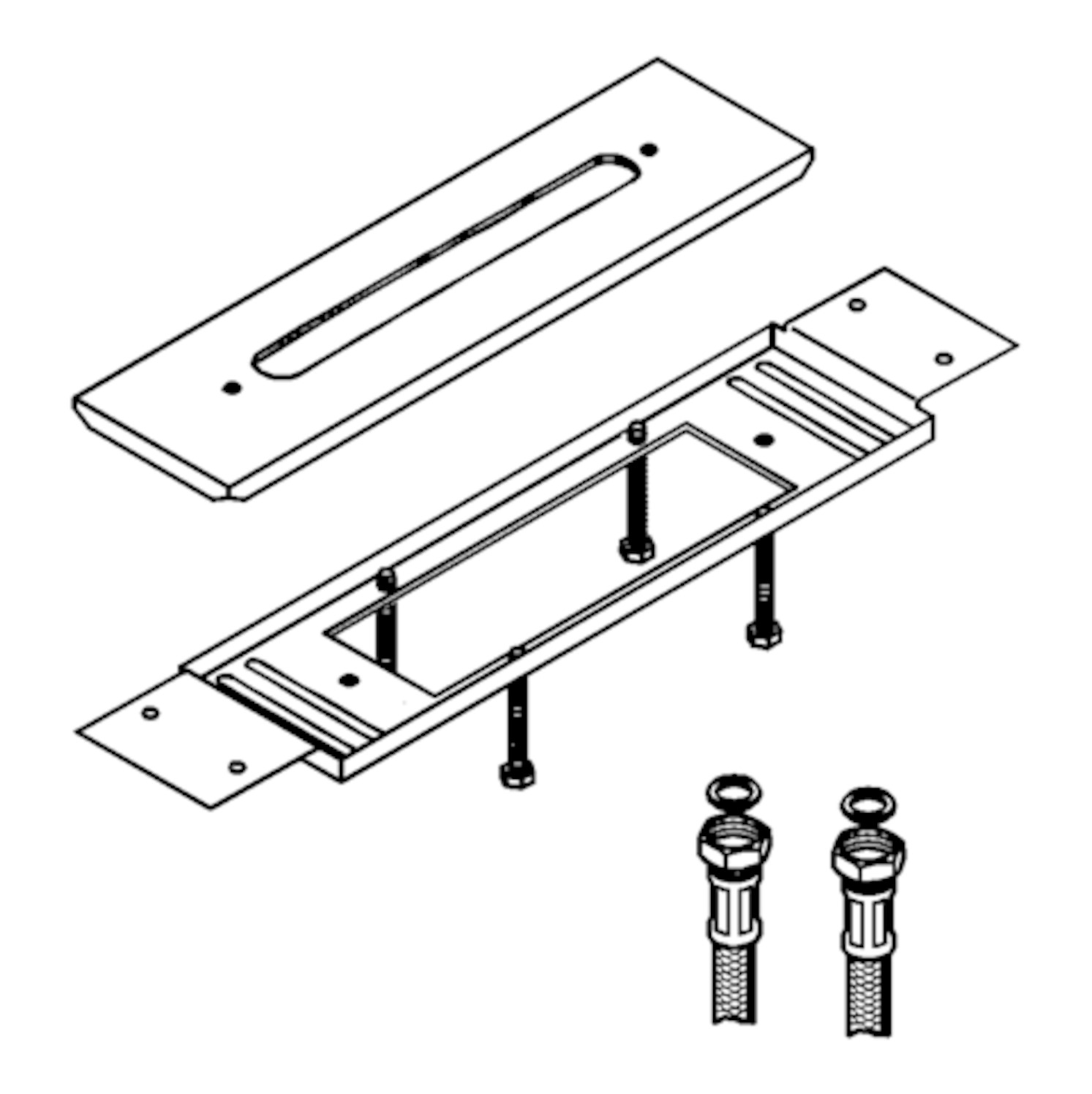 Kludi Montageplatte verzinkt 7614846-00