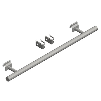 Kermi Handtuchhalter Länge 800mm, für Flachheizkörper, Oberfläche Edelstahl, Belastbarkeit 5kg ZC01190012