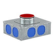 Kermi x-well Verteiler VMR1, rund NW125, 8-fach Y2202000020K
