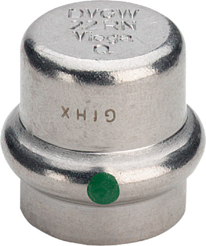 Viega Sanpress Inox Verschlusskappe mit SC-Contur 2356 in 54mm 452919
