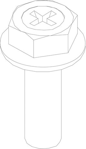 Bosch / Buderus Schraube M6x20 10 Stück 87134011300