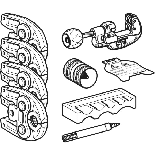 Geberit Mapress Pressbackenset d15-28 Geberit Kompatibilität (1) 690.191.00.1