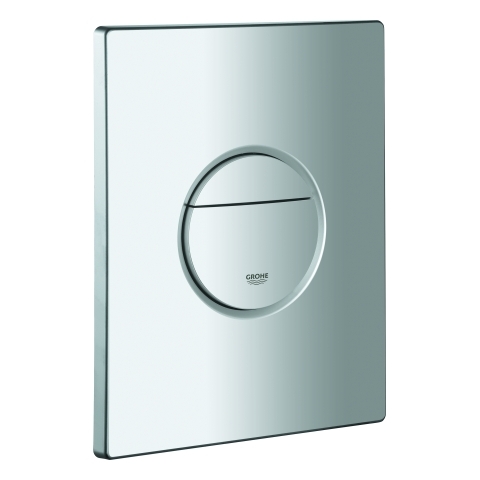 Grohe Abdeckplatte mattchrom, mit Drucktaste 42375P00
