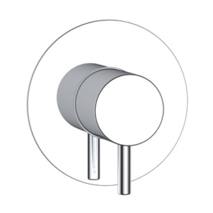 Avenarius UP-2-Wege-Umstellung mit Unterputz-Einbaukörper ½" chrom 2806531010