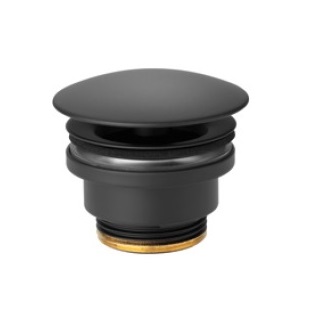 Avenarius Design-Schaftventil black 1 ¼" rund ohne Verschluss, Ø 72 mm 9004203040