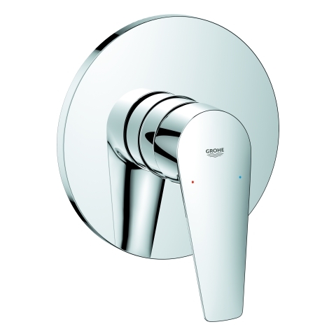 Grohe BauEdge Einhand-Brausebatterie chrom Fertigmontageset 24161001