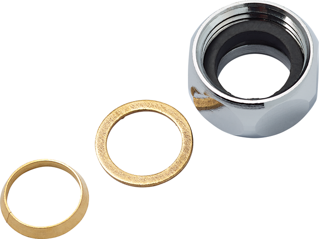 Stiebel Eltron, AEG Überwurf-Mutter inclusive Schneidring und Dichtung 324027