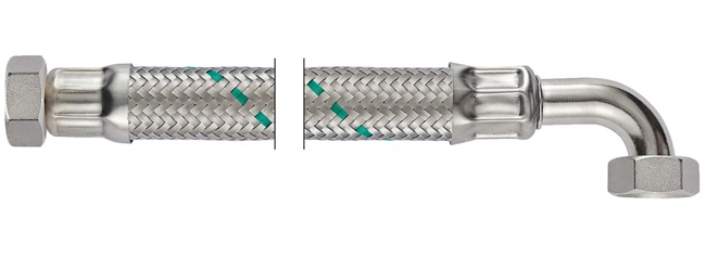 Neoperl NEOFLEX Panzerschlauch DN20 IG x IG gebogen, 3/4" x 3/4" 100cm 66910100