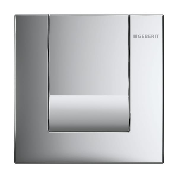 Geberit Tango Betätigungsplatte für Urinal-Steuerung mit pneumatischer Spül-Auslösung, hochglanz-verchromt 241.914.21.1