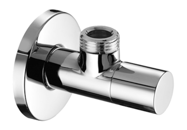 Schell Design-Eckventil STILE regulierbar, ohne Verschraubung, 1/2", chrom 053770699