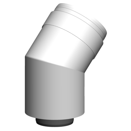 Atec PolyTwin 45 Grad-Bogen PT DN80/125 1515