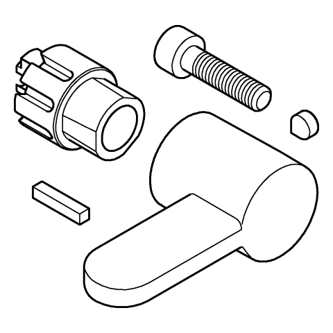 Grohe Mischhebel chrom 42401000