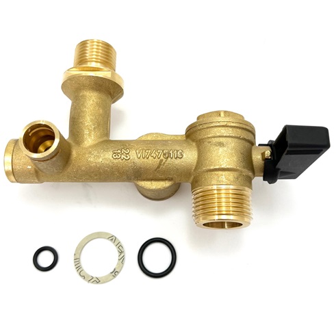 Viessmann Kugelhahn 3/4" DN15 mit Anschlussverteilung 7828016