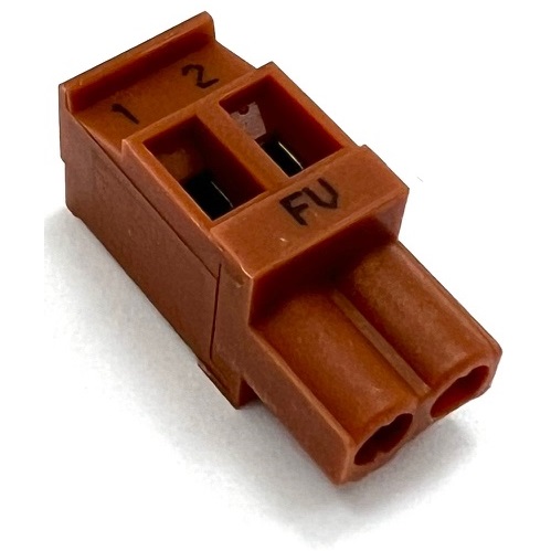 Bosch / Buderus Anschlussklemme 2-pol FV sigbraun 7747023728