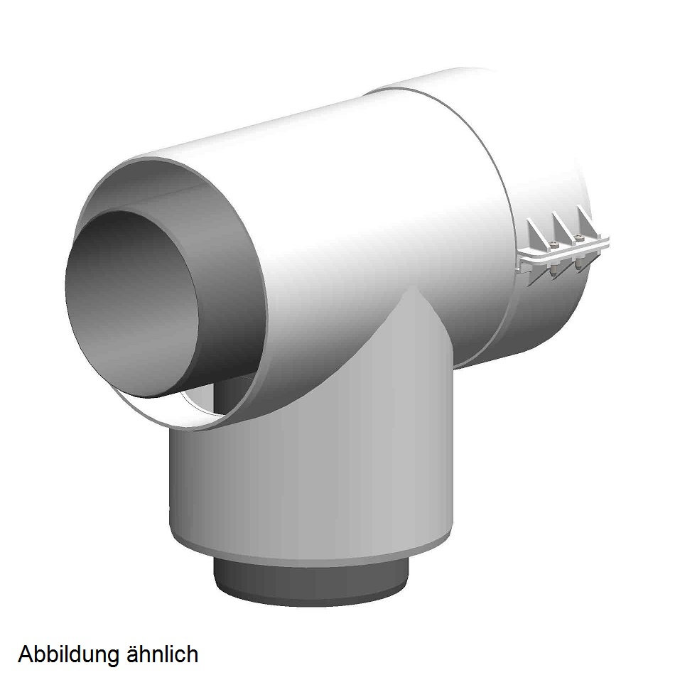 Atec PolyTwin T-Stück für Kaskade DN110/160 (D80/125) 3505