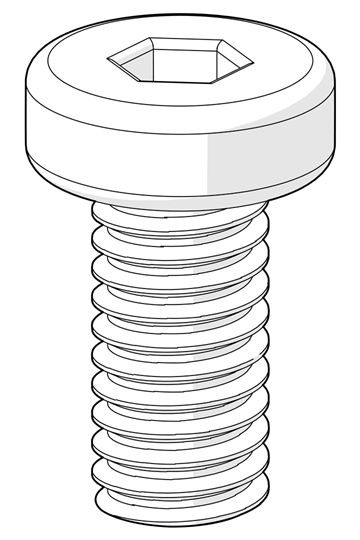 Hansa Schraube M4x8 59914512