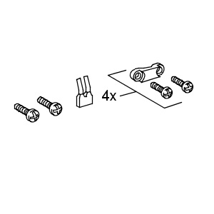 Bosch / Buderus Steckbrücke 4 Stück 87472081730