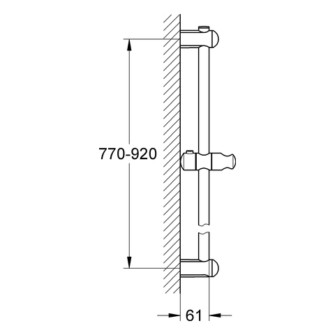 Grohe Brausestange Euphoria 900mm chrom 27500000