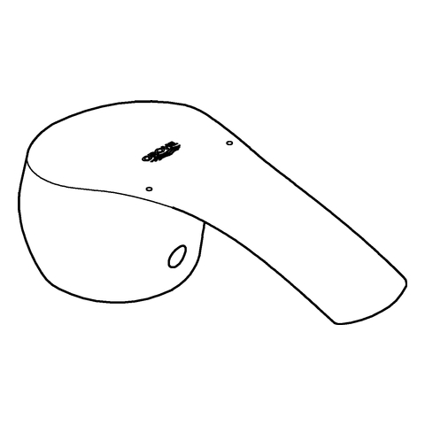 Grohe Hebel Metall chrom 46897000