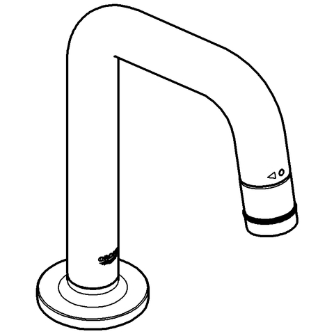 Grohe Universal Waschtisch-Standventil chrom 7-Grad-Auslauf 20202000