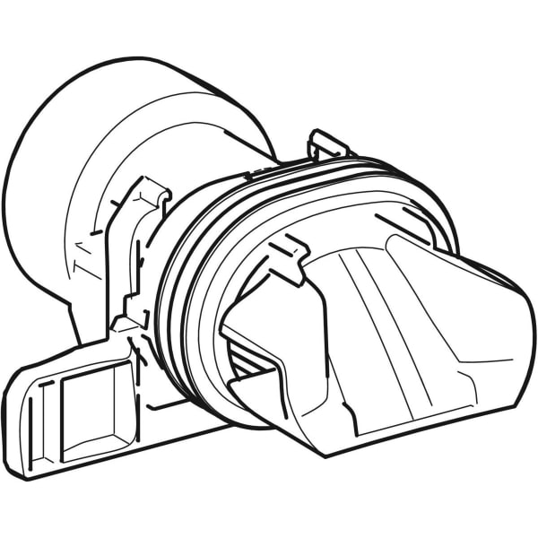 Geberit Typ SP41 Spülverteiler für WC verkürzte Ausladung, Rimfree 245.429.00.1