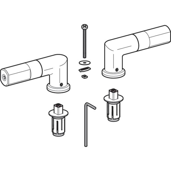 Geberit Set Scharniere für WC-Sitz Emani by Citterio 598145000