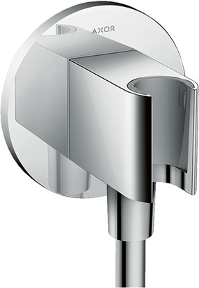 Hansgrohe Schlauchanschluss Fixfit Porter rund Axor DN15 mit Rückflussverhinderer chrom 36733000