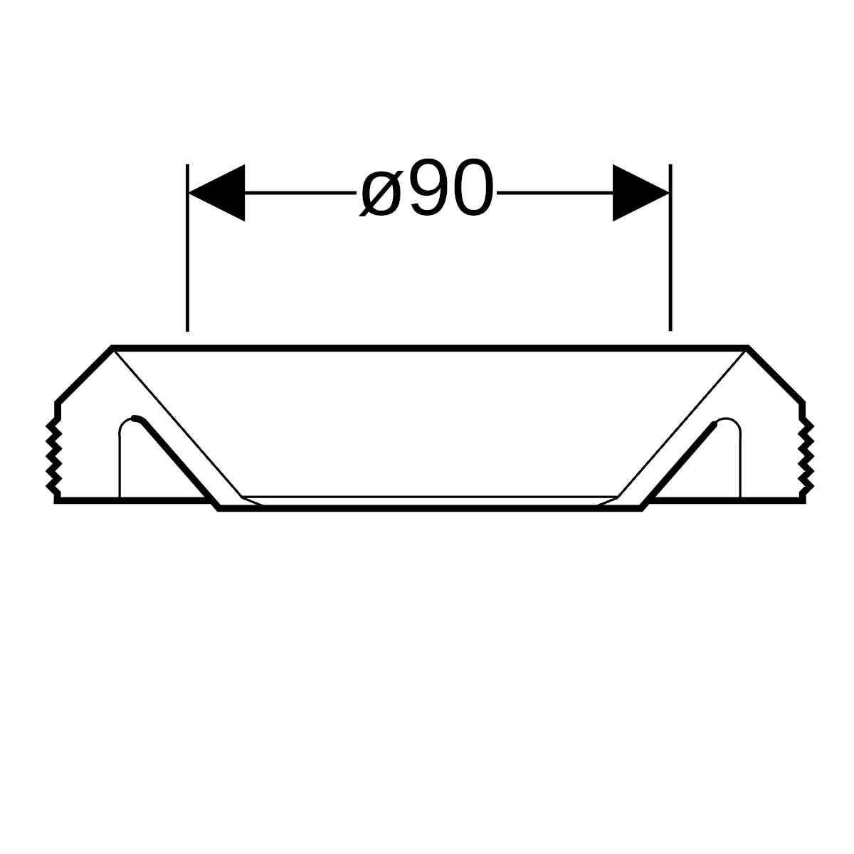Geberit Manschette d90 854.487.00.1