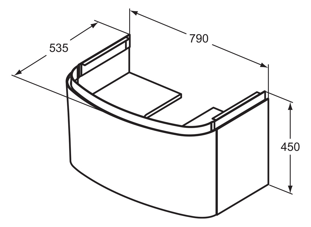 Ideal Standard Antirutschma-Set DEA, für T7851, grau TV60667