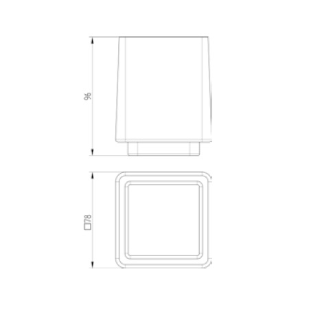Avenarius Glas für Halter 4801150905