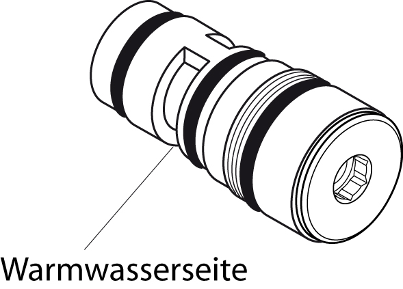 Ideal Standard Ventil Heißwasser für A1500NU A860837NU