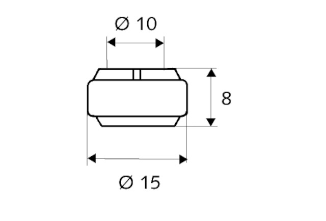Schell Klemmring 3/8"x10 266200099