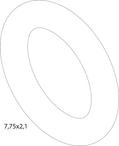 Bosch / Buderus O-Ring 7.75 X 2.1 L (1x) 87161074400