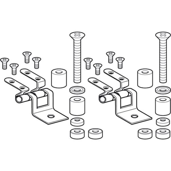 Geberit Set Scharniere für WC-Sitz Courreges 596240000