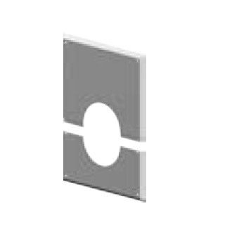 Atec PolyTop Wandblende DN110/160 geschlossen 3428