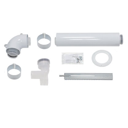 Vaillant Basis-Anschluss-Set Brennwert 60/100 an Abgasleitung DN 80 im Schacht 303920