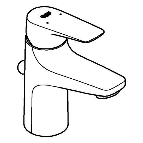 Grohe BauFlow Einhand-Waschtischbatterie chrom S-Size Temperaturbegrenzer 23801000