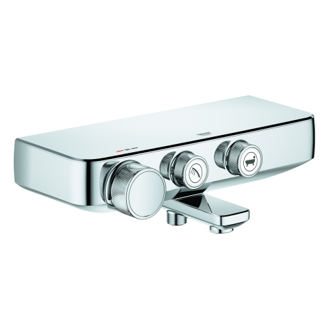 Grohe Grohtherm SmartControl Thermostat-Wannenbatterie chrom Wandmontage 34718000