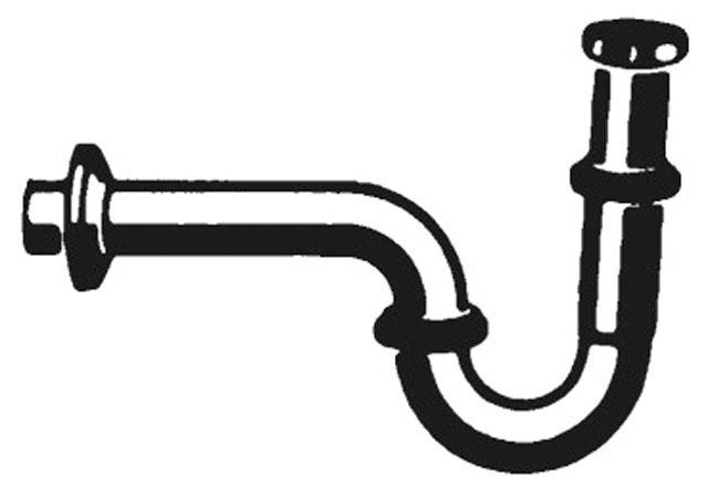 Ideal Standard Geruchsverschluss für Waschtische, chrom A2305AA