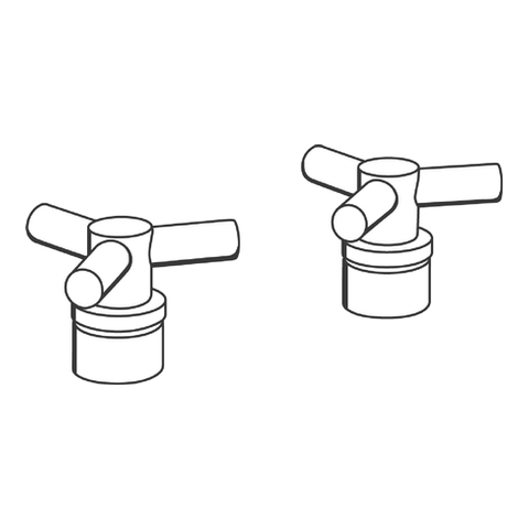Grohe Griff 18026 für Atrio Yp 2 Sück, chrom 18026000
