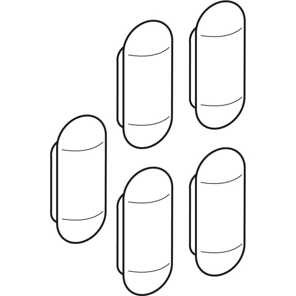 Geberit Set Puffer für Bidetsitz Vitelle (5 Stück) 598031000