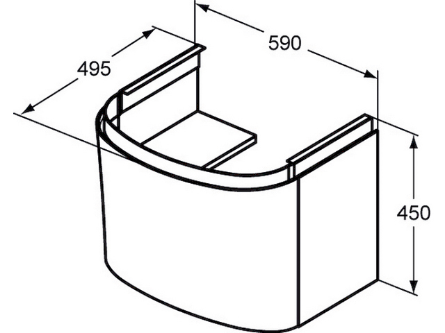 Ideal Standard Antirutschmatten-Set DEA, für T7850, grau TV61067