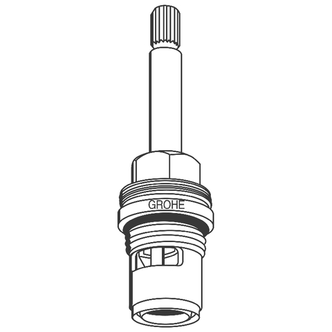 Grohe Oberteil Keramik für Atrio Thermostat Fertigset Brause 6709000