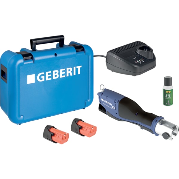 Geberit ACO 103plus Pressgerät im Koffer 230 V / 50-60 Hz, Kompatibilität 1 FlowFit 691.021.P1.1