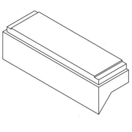 Bosch / Buderus Auslegestein vorne oben 87185825290
