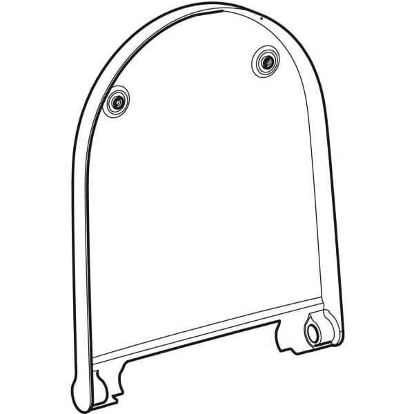 Geberit WC-Deckel für AquaClean Sela weiß matt 243.938.JT.1