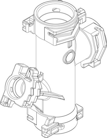 Bosch / Buderus T-Stück 87182223660