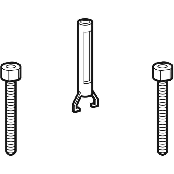 Geberit Verlängerungs-Set, zu Betätigungsplatte 300T UP-Spülkasten, 15cm 240.180.00.1